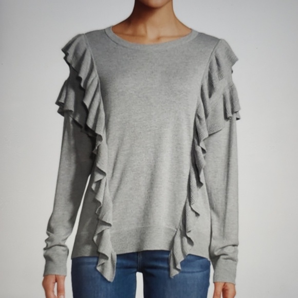 MICHAEL Michael Kors Sweaters - Michael Michael Kors Ruffle Sweater large